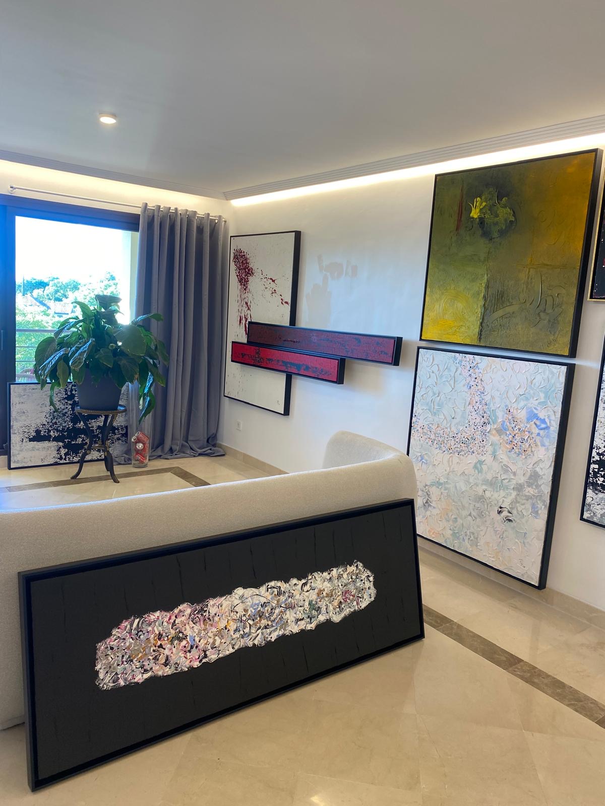Einblick in Atelier und Galerie